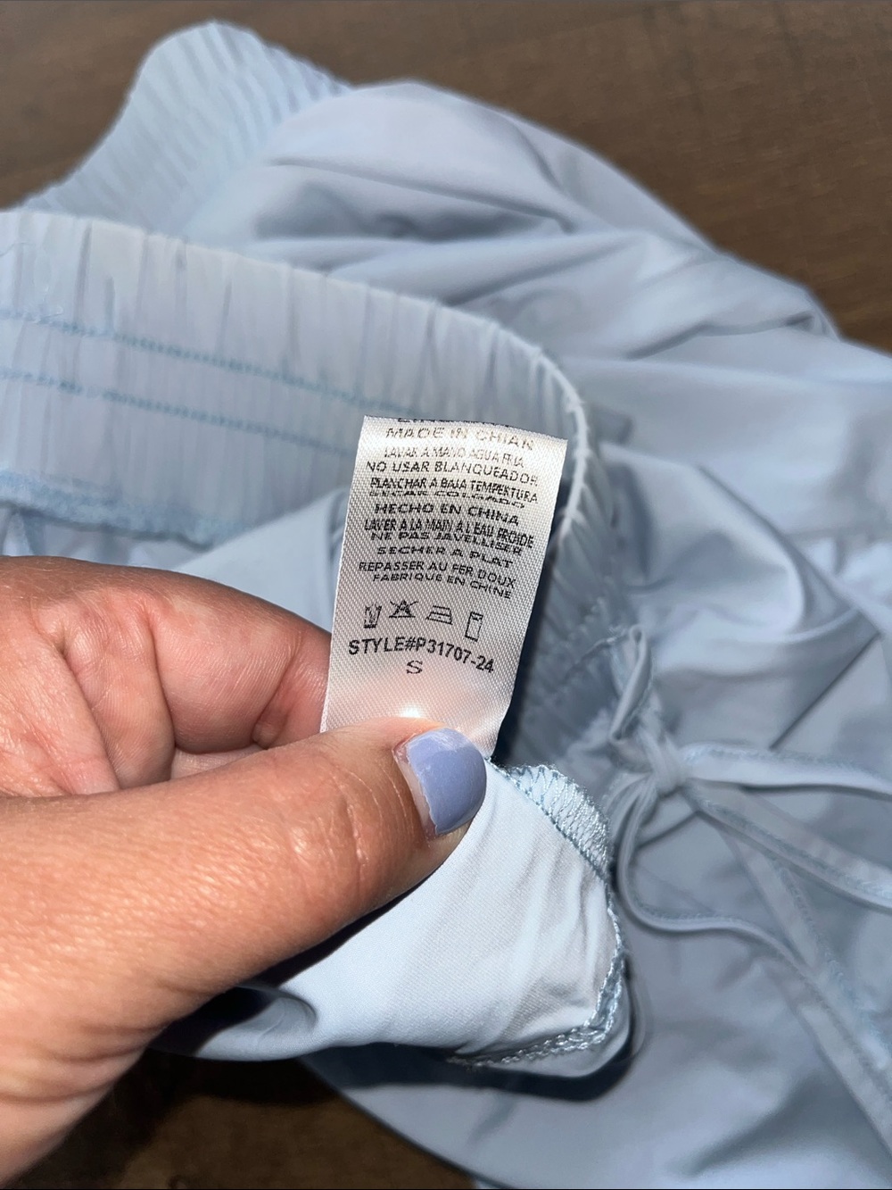 Altar'd State Light Blue Athletic Shorts - Picture 6 of 9